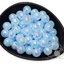 ลูกปัดพลาสติก เคลือบรุ้ง 16มม. ทรงกลม (80 กรัม) SKU-17711