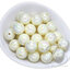ลูกปัดพลาสติก เคลือบรุ้งพาสเทล02 16มม. ทรงกลม (80 กรัม) SKU-17376
