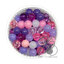 ลูกปัดกิโล ตราจระเข้ 8มม. สีผสม (100 กรัม) SKU-13553