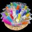ลูกปัดห่อเล็ก คละลาย (30 ห่อ) SKU-12140
