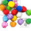 ปอมปอม 25มม. ขนวิ้ง คละสี (15 กรัม) SKU-16925