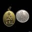 เหรียญเทพเจ้ากวนอูศาลเจ้าพ่อกวนอูตลาดเก่าเยาวราชจ.กรุงเทพฯปีพ.ศ.2556เนื้อกะไหล่ทอง
