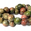 หิน Unakite 12มม. (32 เม็ด) SKU-01333
