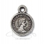 ลูกปัดโรเดียม 130 8มม. ลายเหรียญ (1 ชิ้น) SKU-03309
