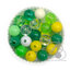 ลูกปัดกิโล ตราเสือ 10มม. สีผสม (1 กิโลกรัม) SKU-14921