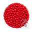 OK Brand ลูกปัดเม็ดทราย 6/0 โทนด้าน สีแดง (450 กรัม) SKU-14912